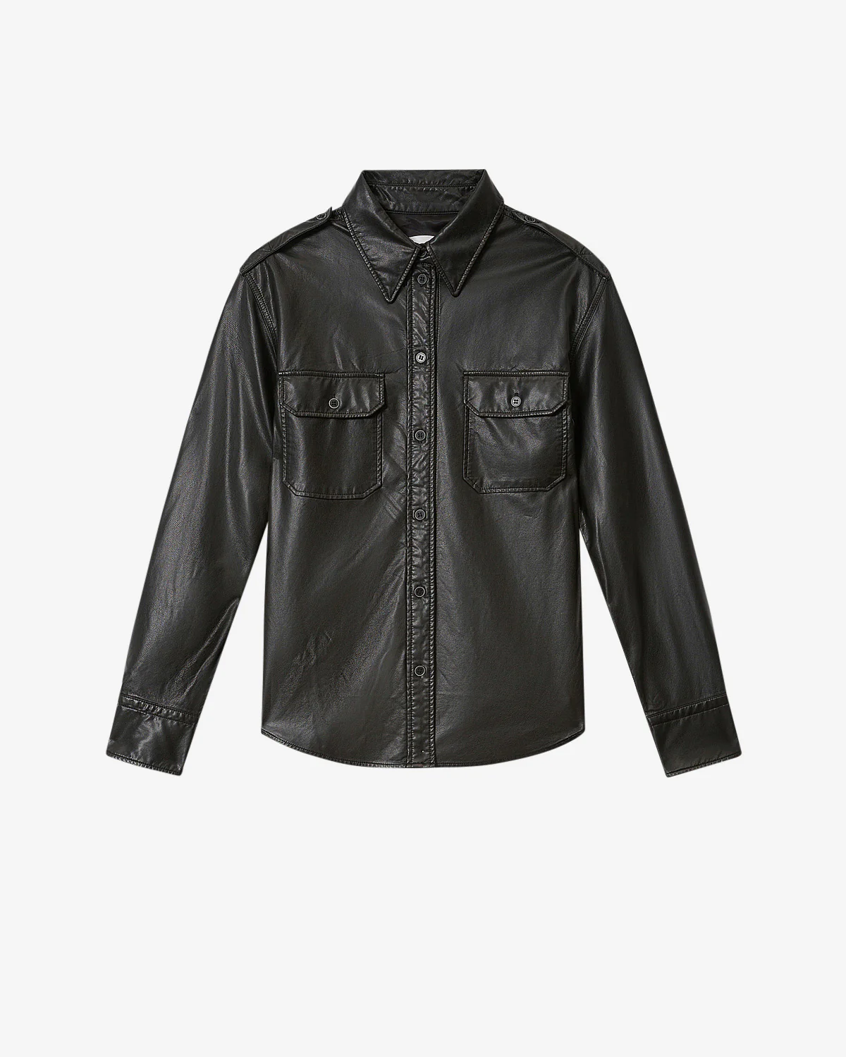 940-noee-shirt-faux-leather-1.webp NOEE SHIRT FAUX LEATHER