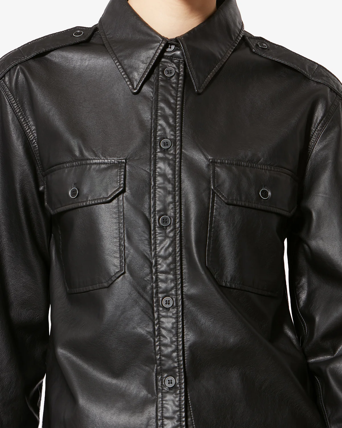 940-noee-shirt-faux-leather-2.webp NOEE SHIRT FAUX LEATHER